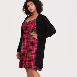 Torrid Mini Studio Luxe Ponte Skater Dress